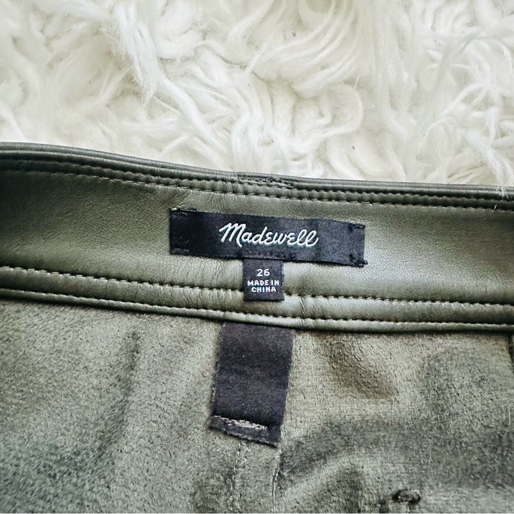 Madewell faux leather pants - Picture 3 of 3